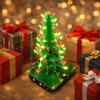 Red Green Yellow LED 3D LED Christmas Tree Kit Christmas Tree Flashing LED PCB  DIY Projects