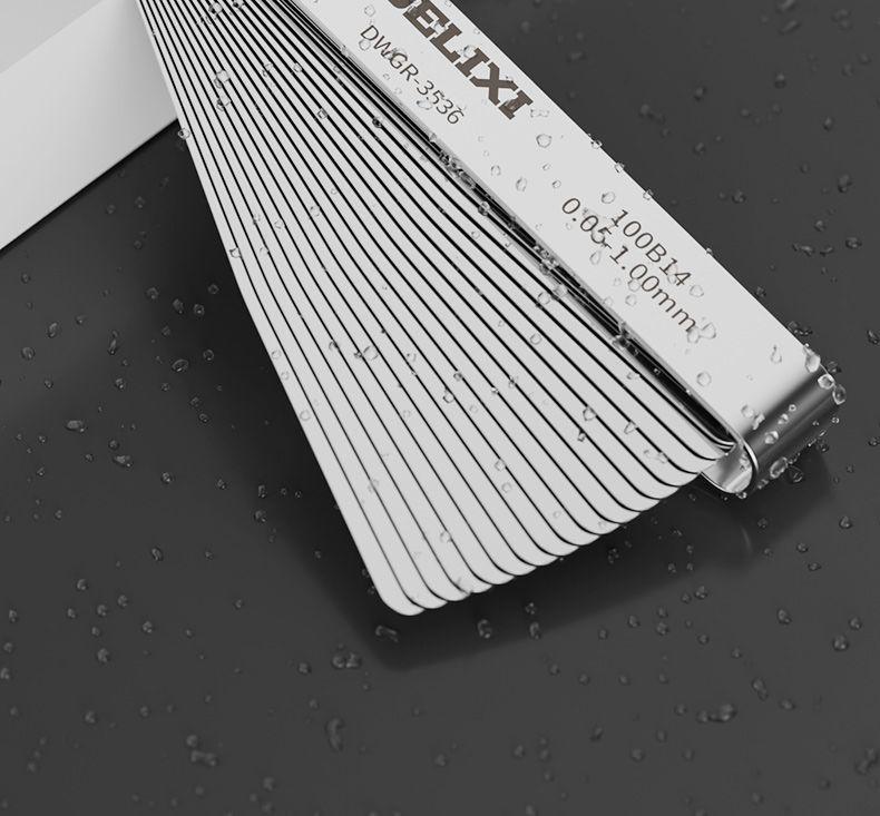 Высокоточный набор щупов из нержавеющей стали - Щуп для измерения толщины клапана и свечи, Бесплатная доставка