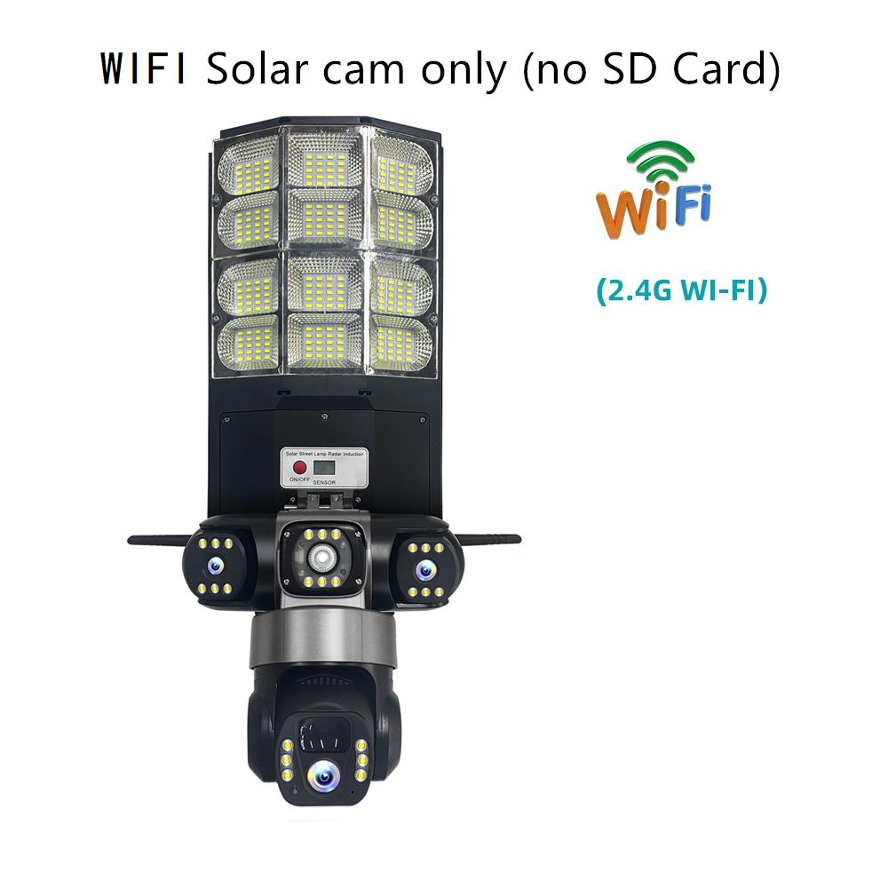 4G Солнечный Монитор Многофункциональный Низкое Энергопотребление Пульт Дистанционного Управления Уличный Фонарь WIFI Интеллектуальная Трехэкранная Камера