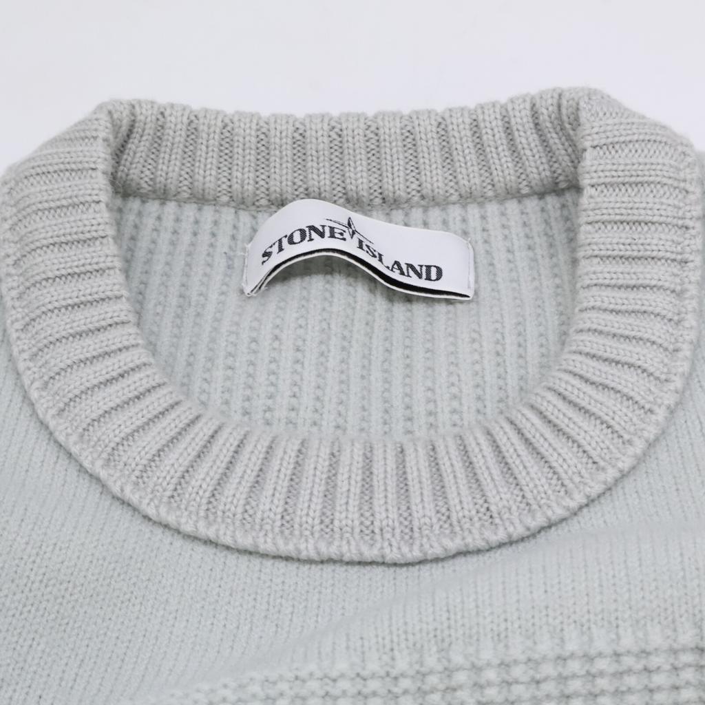 STONE ISLAND Excellent Condition 6915563A2 18AW Pocket Knit Tops S grayUsed