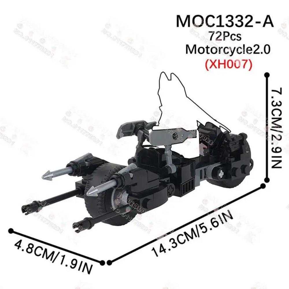Творческий Темный рыцарь Мотоцикл серии MOC Строительные блоки Фильм Фигурка Мотоцикл Модель Украшения Сборка Игрушки Для Детей