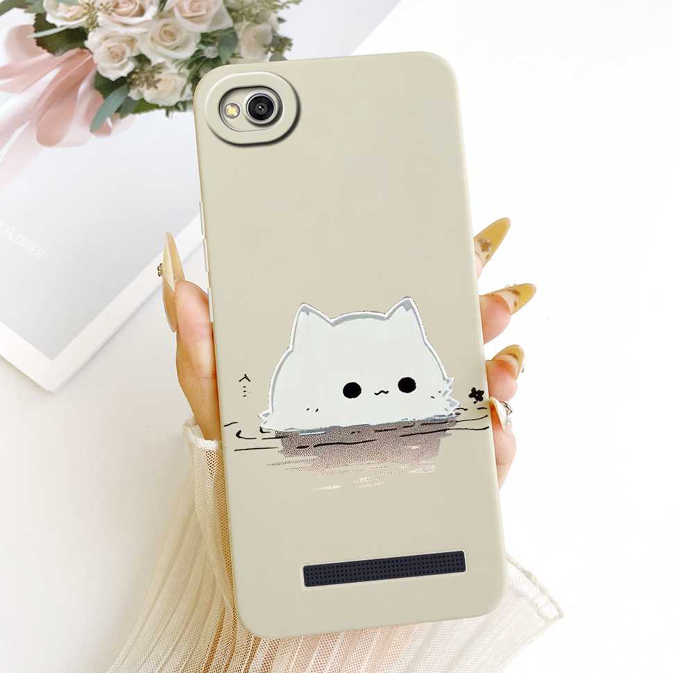 For Xiaomi Redmi 4A Casing Soft Silicone Cute Girl Moon Painted For Xiaomi Redmi 4A 4 A Redmi4a Mobile Phone Cases Covers