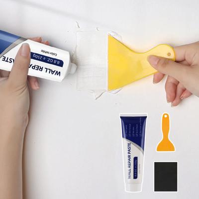 1/2/3 шт. Ремонтный комплект для гипсокартона с пастой, шпателем, наждачной бумагой, быстросохнущий, для заделки отверстий в стенах