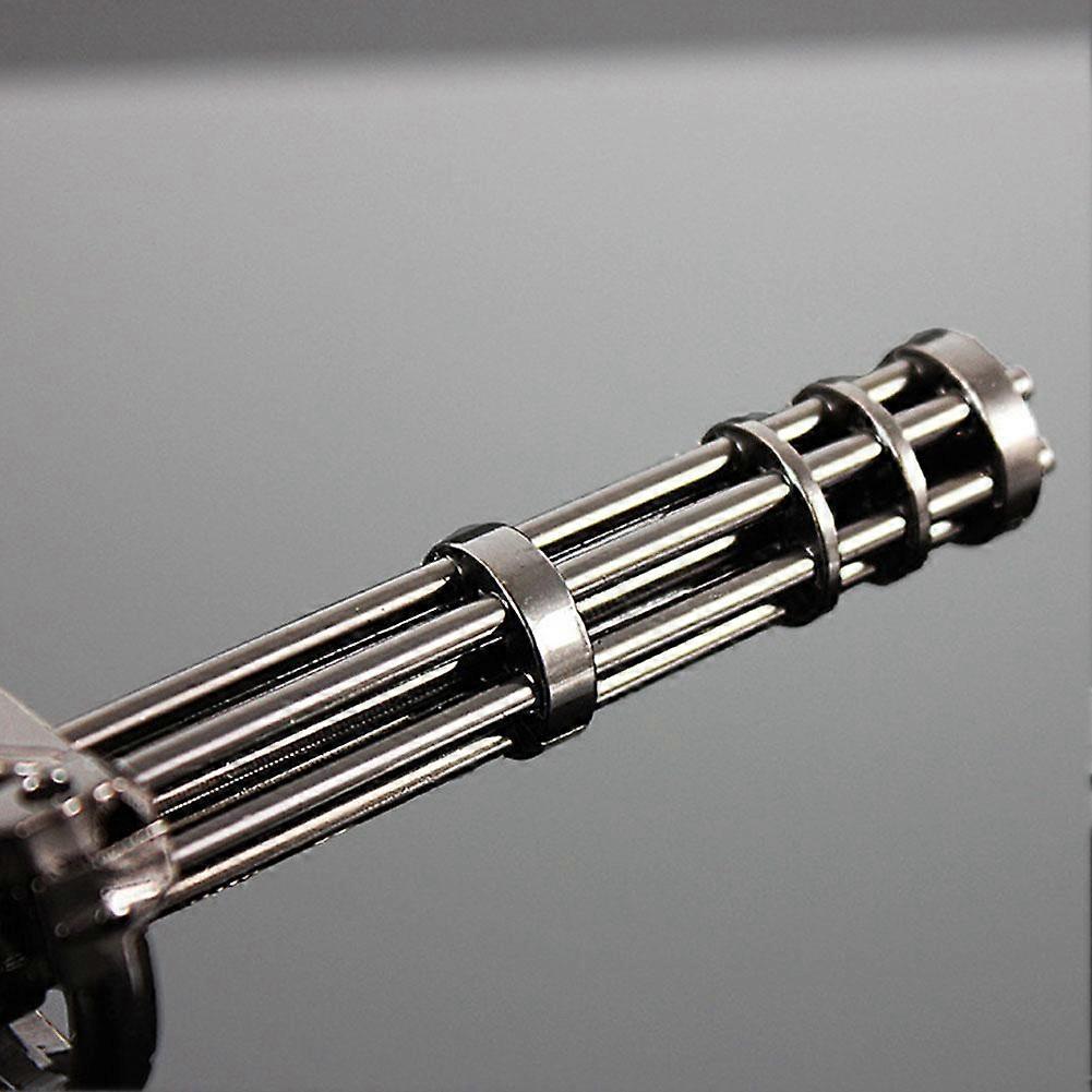 Rotating Green Cannon M134 Gatling Machine Alloy Model Toy