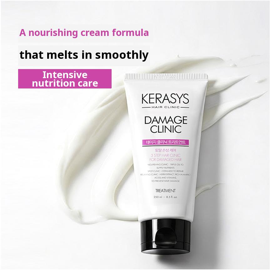[DAISO] Kerasys Hair Clinic Damage Clinic Shampoo & Conditioner 180ml / Damage & Moisture Clinic Treatment 250ml