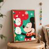 Disney Цифровая масляная живопись Микки Маус Рождественский снеговик ручная роспись домашний декор картина