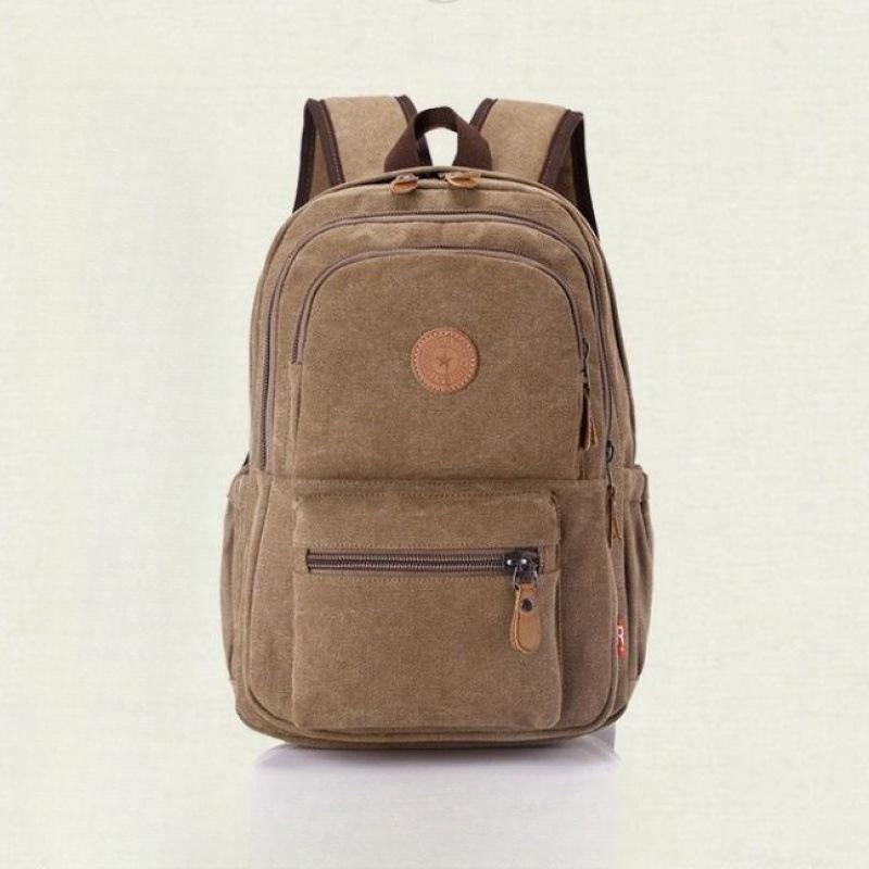 Backpack for Both Men and Women Large-capacity Luggage Bag Retro College Student Schoolbag