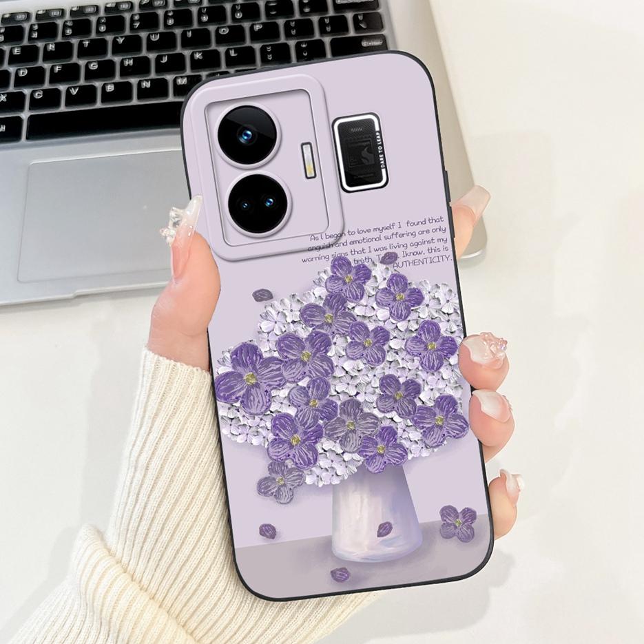 Чехол для Realme GT3 RMX3709 Милый Забавный Мультяшный Чехол Мягкий Силиконовый Чехол Для Realme GT Neo 5 Neo5 240W RealmeGT3 Задняя Крышка Coque