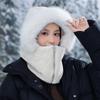 New Winter Plaid Thickened Warm Hat for Outdoor Travel Can Be Used for Cold Protection Hat Korean Versatile Bag Head Hat