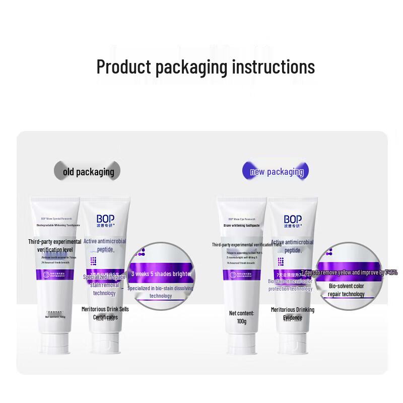 Bop Stain Dissolving Whitening Toothpaste