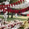 Graduation Decorations Maroon 2026/Maroon Graduation Party Decorations Texas/Burgundy Triangle Bunting Banner Aggie Burgundy Backdrop Birthday