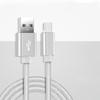 USB-зарядка Нейлоновый плетеный кабель для передачи данных Android-телефона Быстрая зарядка 2А Черный Синий Розовый Красный Серебристый Золотой 1м 2м