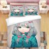 Аниме-девушка Изуми Сагири 3D-печатный комплект постельного белья King Duvet Cover Pillow Case Одеяло Cover Постельное белье Постельное белье Домашний текстиль