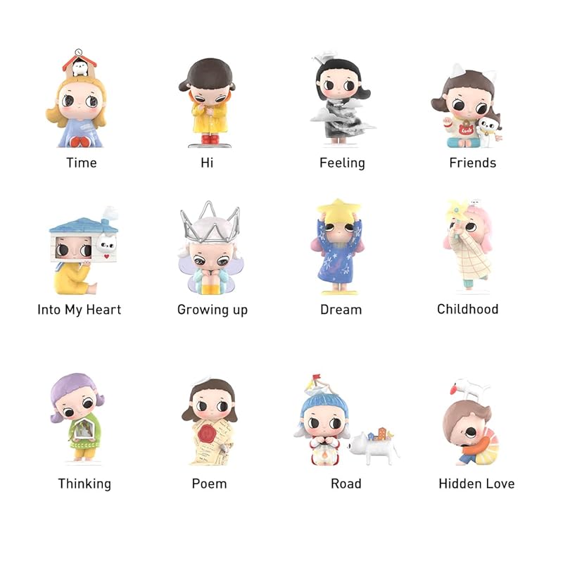 POP MART Nyota Growing up by Your Way Серия [1 шт.] Popmart Gachagacha BLIND фигурка в коробке пластиковая модель премиум игрушки ПВХ мягкий винил оригинал