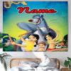 Personalized The Jungle Book Background Tapestry,Custom Name Birthday Party,Multifunctional Wall Decoration for Home Decor,Various Occasions