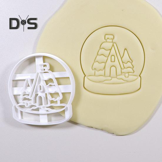 Форма для печенья, снежок, снеговик, Санта-Клаус, форма для рождественской резки, праздничная форма для печенья «сделай сам», для праздничной вечеринки