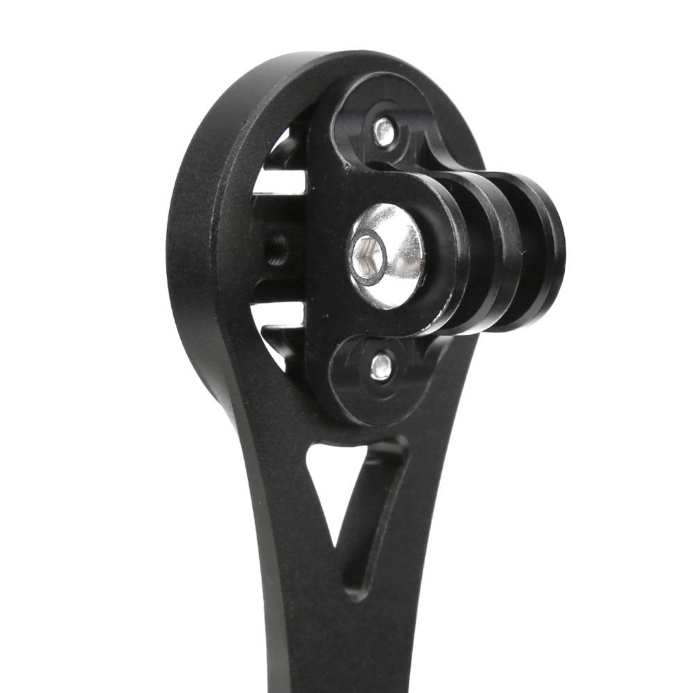 Aluminum Alloy Bike Computer Mount Black Cycling Computer Bracket Bicycle Riding