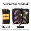 Multilayer Lure Storage Wallet Large Capacity Soft Lure Bag Transparent Fishing Lures Bag  Bait Bag