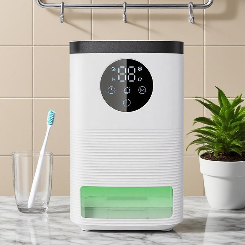 Dehumidifier Water Full Self-Stop Digital Display Screen Intelligent Touch Control Adjustment Efficient Dehumidification