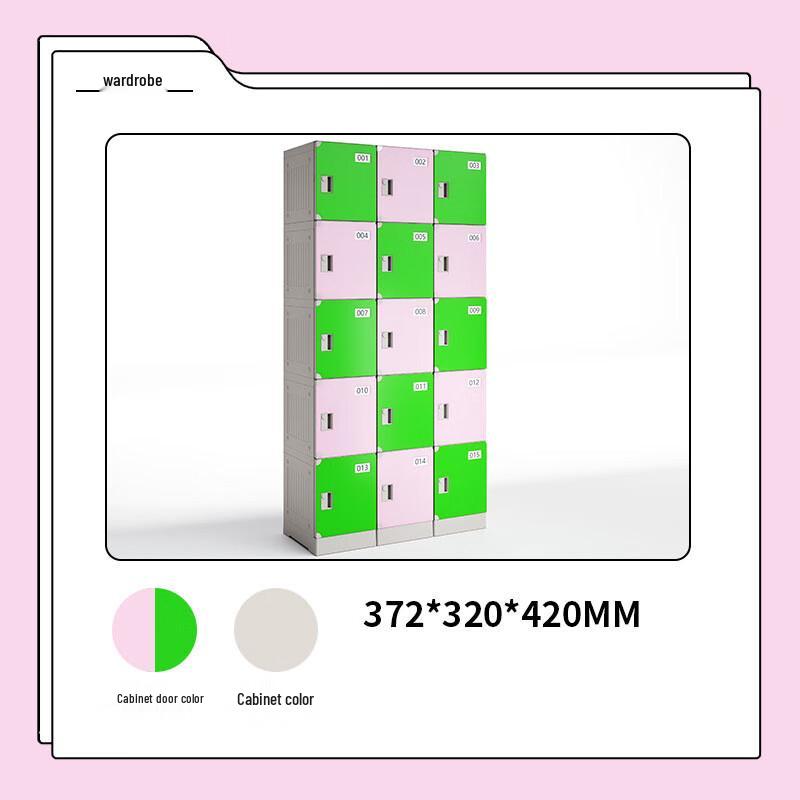 WEZHO Waterproof Eco-Friendly ABS Plastic Locker