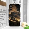 Чехол для телефона с узором «Светящаяся бабочка и дерево» для Samsung Galaxy A56 A42 A14 A55 A16 A54 A36 A53 A52 5G, матовый мягкий чехол