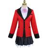 4 шт. полный комплект аниме Kakegurui Yumemite Yumemi косплей костюм Jabami Yumeko косплей костюм Игараси Саяка униформа