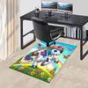 1pc Rainbow Unicorn Chair Mat - Anime Cartoon Design, Non-Slip Carpet for Office Chairs, Festive Gift, Suitable for Home Decor, Living Room, Bedroom,