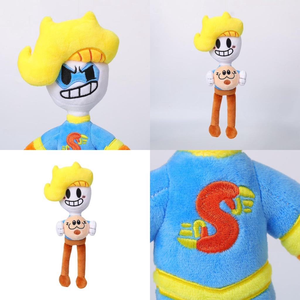 Bryson And Ham Plushie Adorable Yellow-haired Superhero Boy Doll