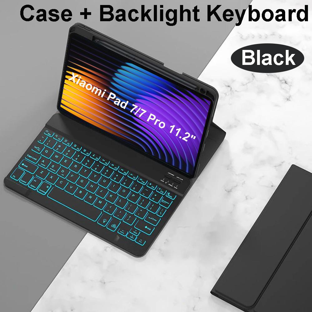 Чехол для Pad 7 11,2 дюйма, чехол-клавиатура Bluetooth для Pad 7 Pro 11,2 дюйма
