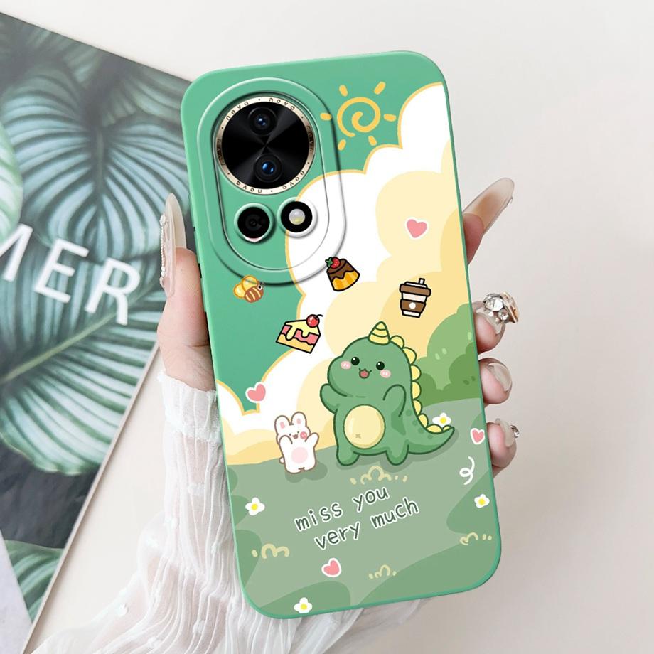 For Huawei nova 12 / Nova 12 Pro 12 Ultra Phone Case NOVA 12s 12 SE Cute Soft Liquid Silicone Shockproof Bumper Cover Soft Funda
