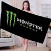 M-MonsterS ЛОГОТИП Энергетическое Микрофибровое Одеяло Быстросохнущие Пляжные Полотенца Большого Размера С Печатью Супервпитывающее Полотенце-Одеяло для Бассейна