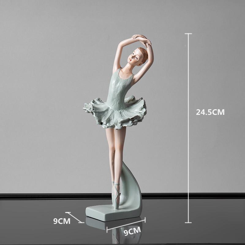 Nordic Creative Ballet Girl Decorations Ins Wind Dancer Model Room Princess Room Soft Decoration Home Decoration