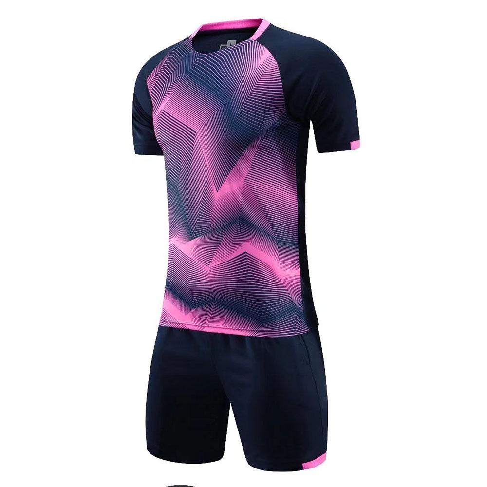 Новый комплект футбольной формы для мужчин и детей, быстросохнущий, с сублимационной печатью, заготовки, для клубной команды, тренировочный футбольный костюм