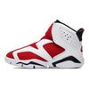 Детские кроссовки Air Jordan 6 Retro Little Flex PS Carmine Белый Черный CT4416-106