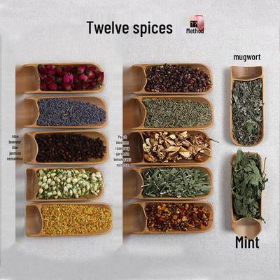 Саше Фестиваля лодок-драконов: Набор для DIY репеллента от комаров с лавандой, полынью и жасмином