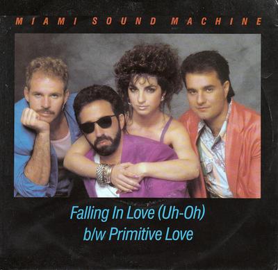 7-дюймовая пластинка MIAMI SOUND MACHINE - Влюбляюсь (Ой-ой) 3406352 Эпический 1985 Канада Танцевальная и Электронная Б/У