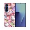 Чехол для Samsung Galaxy Z Fold 7 Прозрачный Жесткий Складной Роскошный Расписной Для Samsung Galaxy Z Fold7 Прозрачная Крышка ZFold 7 Fundas