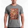 Organized Chaos TShirt Summer Casual Cotton Tee Oversized Streetwear Tops Vintage Graphic Print Loose Fit Short Sleeve