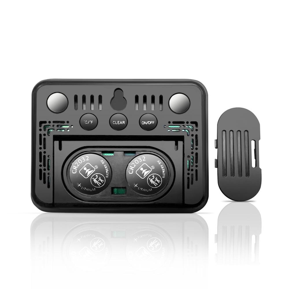 Бытовой цифровой дисплей с большим экраном, измеритель температуры и влажности, многофункциональный цветной домашний прибор