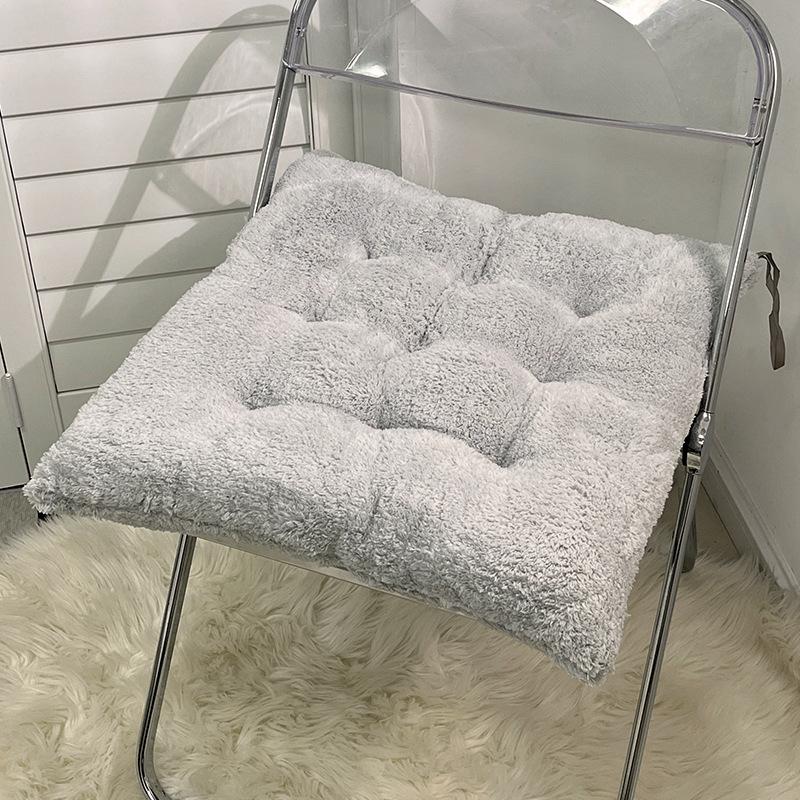 Simple Plush Cushion Thick and Soft Office Chair Cushion Dormitory Classroom Home Furnishings Mattresses Winter Seat Mat