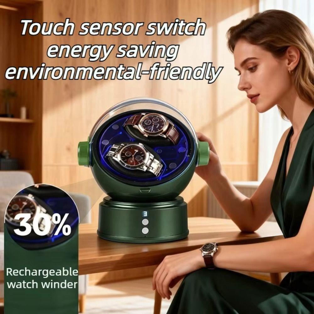 Anti-Magnetic Digital Double Watch Winder Luxury Automatic Watch Winder Travel Use