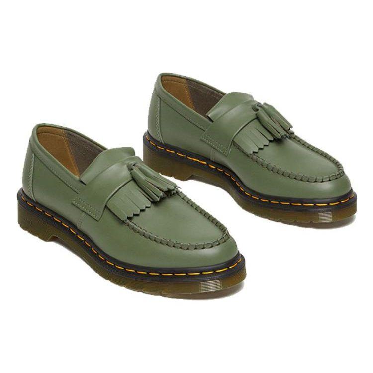 Dr. Martens Adrian YS Унисекс Хаки Зеленый Кожа 27759384