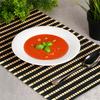 6x Large Deep Dinner Plate for Soup Dishes White Plate Set