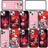 Для iPhone 16 15 Xiaomi Redmi Note 14 13 12 11 Pro Max 16e Samsung Galaxy S25 S24 S23 Moto OPPO Huawei Hazbins Hotels Charile Angel Dust Alastor чехол