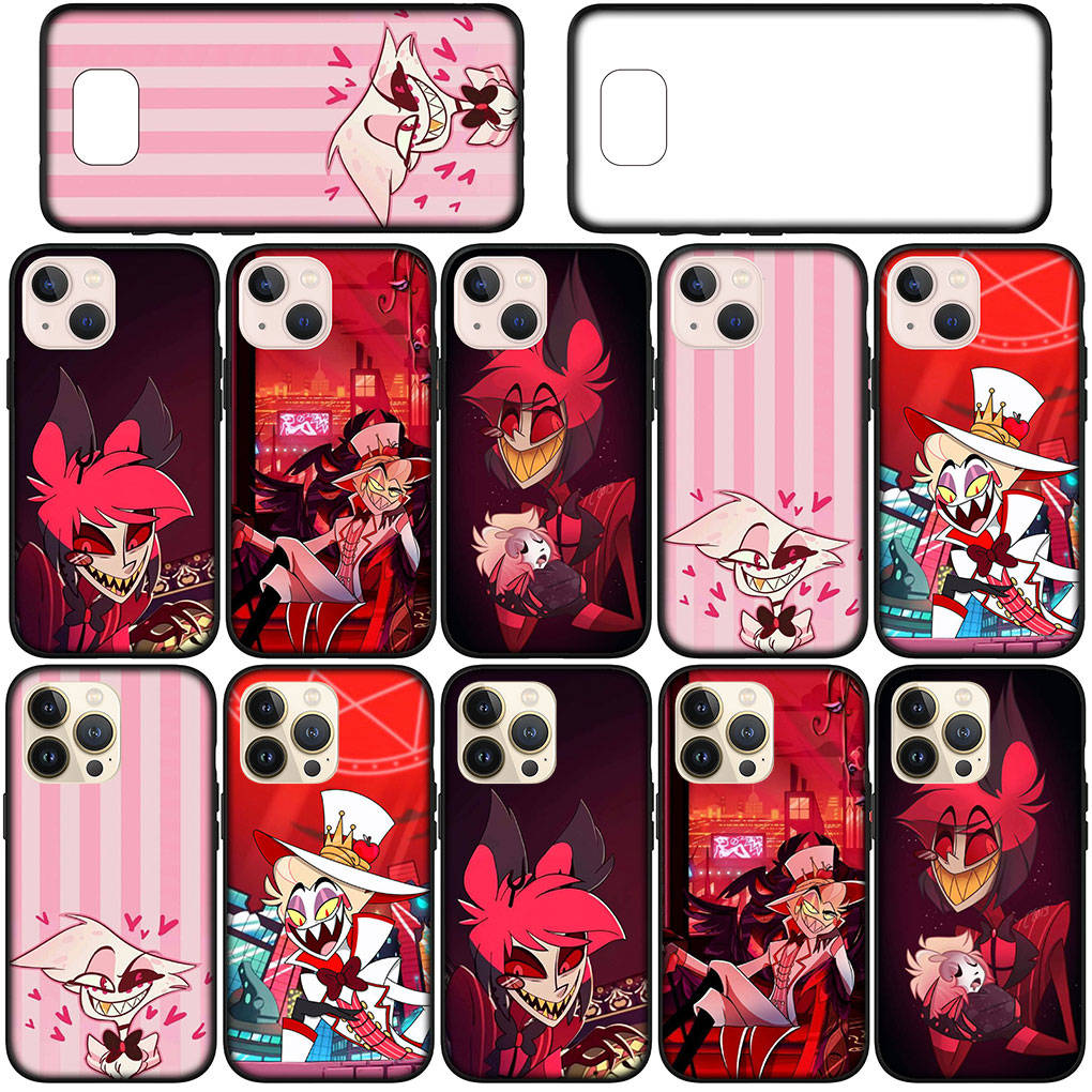 Для iPhone 16 15 Xiaomi Redmi Note 14 13 12 11 Pro Max 16e Samsung Galaxy S25 S24 S23 Moto OPPO Huawei Hazbins Hotels Charile Angel Dust Alastor чехол