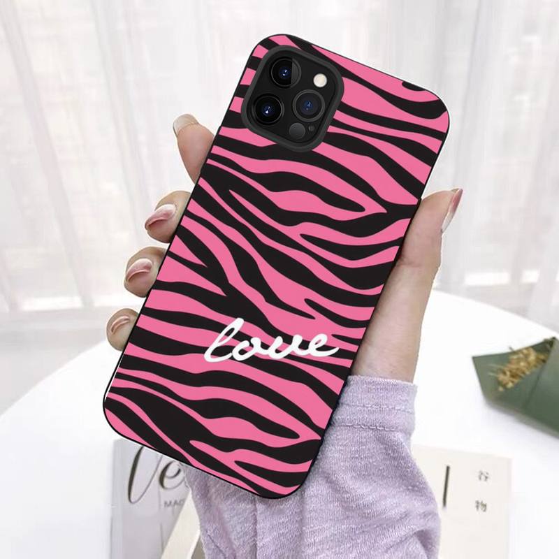 Чехол для телефона с принтом зебры для iPhone 11 12 13 Mini Pro Max 8 7 6 6S Plus X 5 SE 2020 XR XS Funda Case