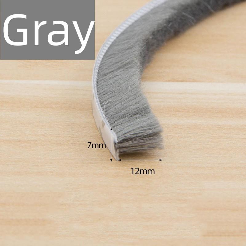 10M Self-adhesive Brush Strip For Door Window Windproof Dust-proof Sealing Home Sound Insulation Weather Stripping