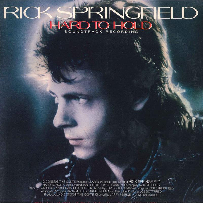 Виниловая пластинка RICK SPRINGFIELD Hard To Hold ABL14935 RCA 1984 США Рок Б/у