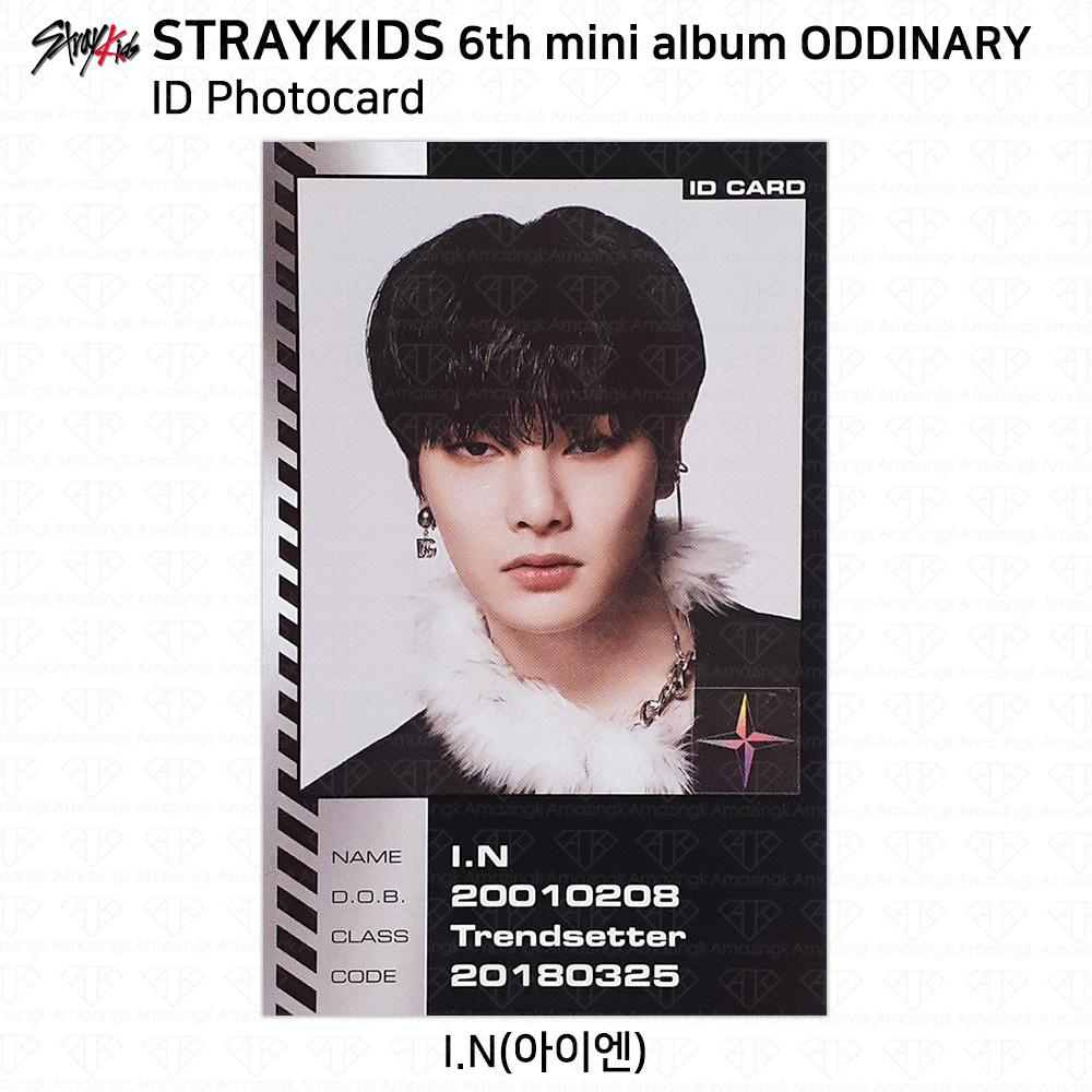 Stray Kids 6th Mini Album Oddinary Official ID Card Photocard KPOP K-POP
