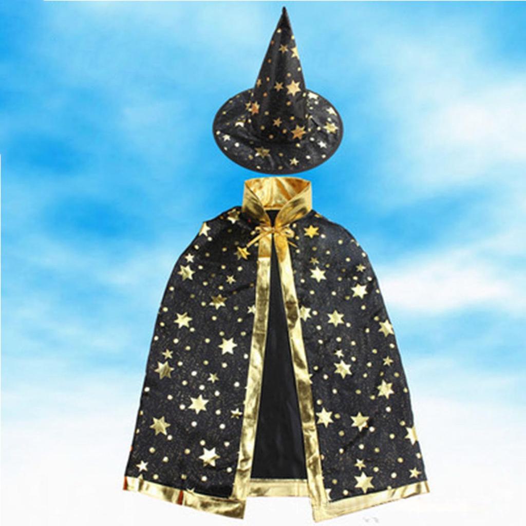 Decoration Supplies, Children's Performance Costumes, Cloaks, Cloaks, Hats, Witch Costumes, Robes